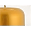 Living District Etude 1 Light Satin Gold Pendant