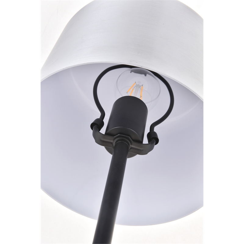 Living District Exemplar 1 Light Brushed Nickel Table Lamp