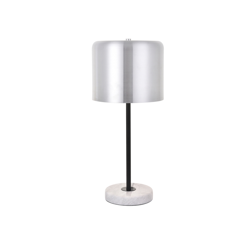 Living District Exemplar 1 Light Brushed Nickel Table Lamp