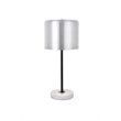 Living District Exemplar 1 Light Brushed Nickel Table Lamp