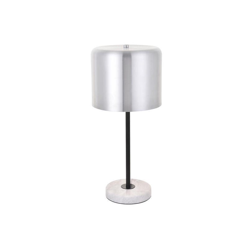 Living District Exemplar 1 Light Brushed Nickel Table Lamp