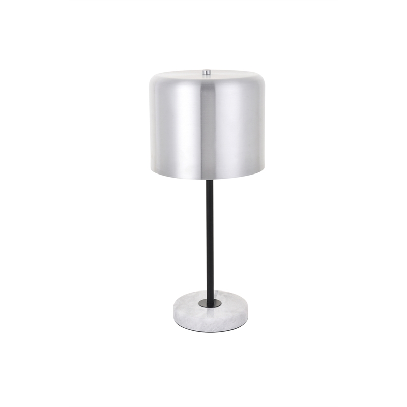 Living District Exemplar 1 Light Brushed Nickel Table Lamp