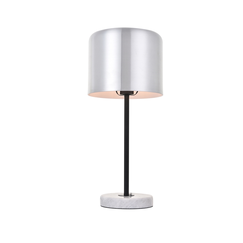 Living District Exemplar 1 Light Brushed Nickel Table Lamp