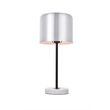 Living District Exemplar 1 Light Brushed Nickel Table Lamp