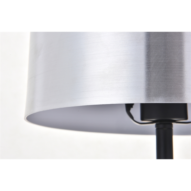 Living District Exemplar 1 Light Brushed Nickel Table Lamp