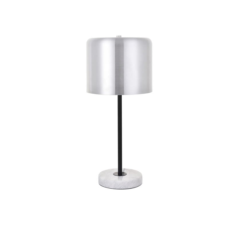 Living District Exemplar 1 Light Brushed Nickel Table Lamp