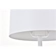 Living District Exemplar 1 Light White Table Lamp