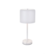 Living District Exemplar 1 Light White Table Lamp