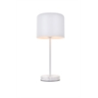 Living District Exemplar 1 Light White Table Lamp