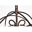 Living District Wallace Collection Pendant in Dark Copper Brown Finish