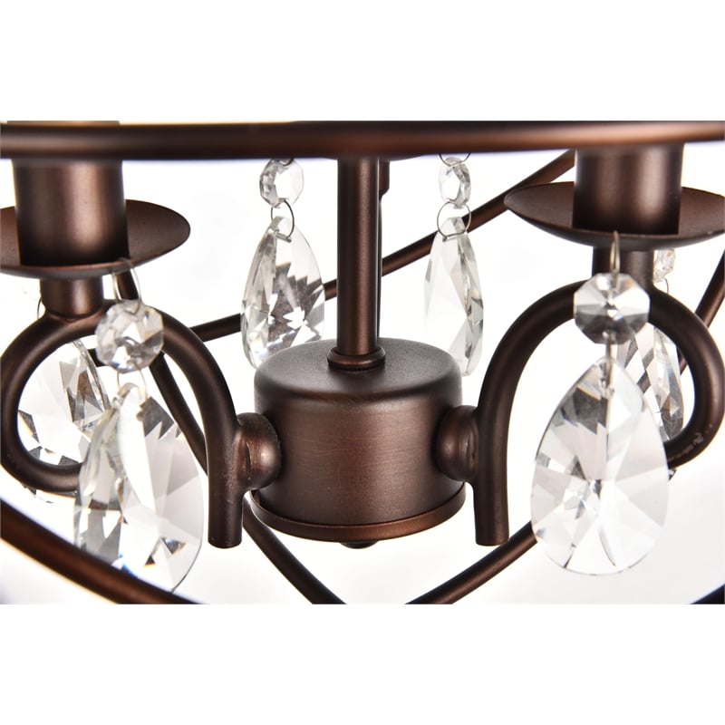 Living District Wallace Collection Pendant in Dark Copper Brown Finish