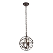 Living District Wallace Collection Pendant in Dark Copper Brown Finish