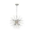 Living District Timber 8 Light Champagne Pendant