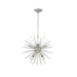 Living District Timber 8 Light Champagne Pendant
