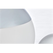 Living District Eclipse 7 Lights Chrome Pendant With Frosted White Glass