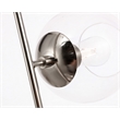 Living District Ryland 2 Light Chrome and Clear Glass Pendant