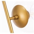 Living District Ryland 2 Light Brass and Clear Glass Pendant