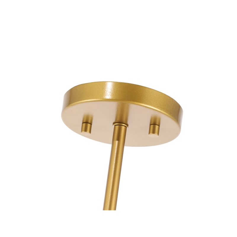 Living District Brees 1 Light Brass Pendant