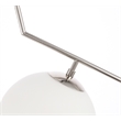 Living District Ryland 1 Light Chrome and Frosted White Glass Pendant