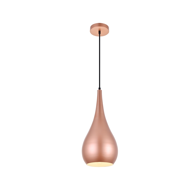 Living District Nora 1 Light Honey Gold Pendant