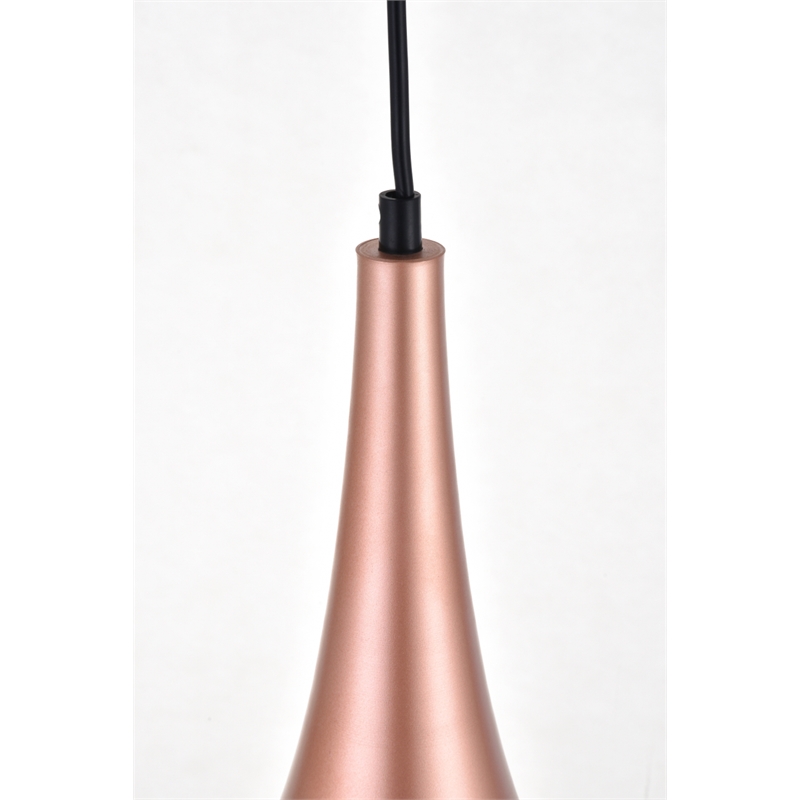 Living District Nora 1 Light Honey Gold Pendant