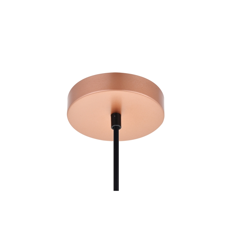 Living District Nora 1 Light Honey Gold Pendant