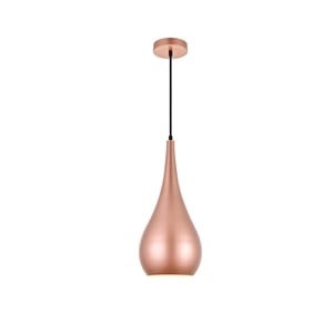 Living District Nora 1 Light Honey Gold Pendant