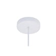 Living District Nora 1 Light White Pendant