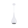 Living District Nora 1 Light White Pendant