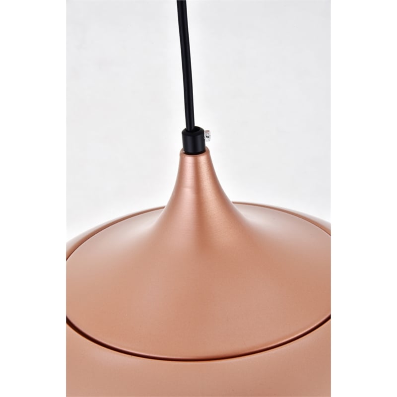 Living District Nora 1 Light Honey Gold Pendant