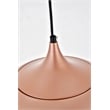 Living District Nora 1 Light Honey Gold Pendant