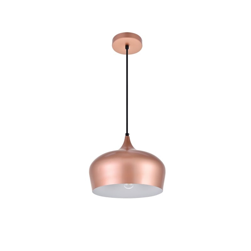 Living District Nora 1 Light Honey Gold Pendant