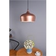 Living District Nora 1 Light Honey Gold Pendant