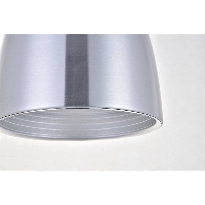 Living District Circa 1 Light Burnished Nickel Pendant