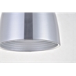 Living District Circa 1 Light Burnished Nickel Pendant