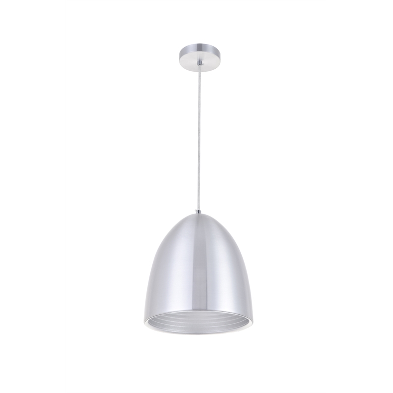 Living District Circa 1 Light Burnished Nickel Pendant
