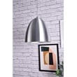 Living District Circa 1 Light Burnished Nickel Pendant