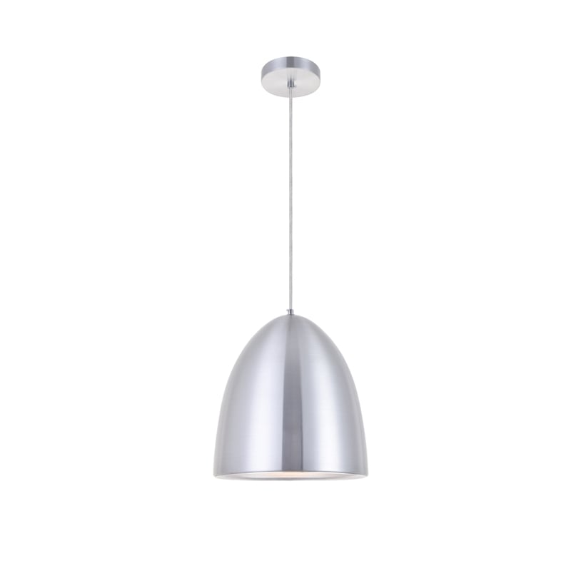 Living District Circa 1 Light Burnished Nickel Pendant