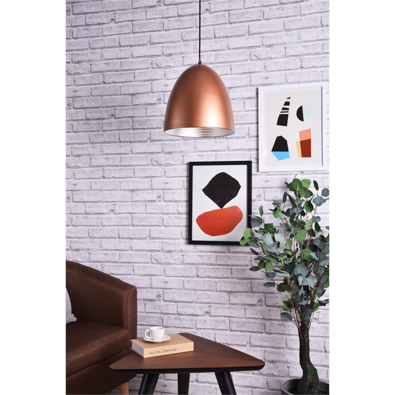 Living District Circa 1 Light Honey Gold Pendant