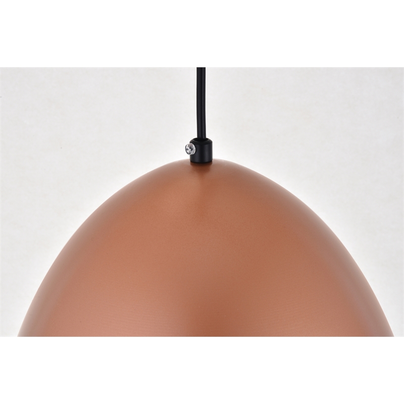 Living District Circa 1 Light Honey Gold Pendant
