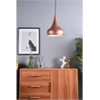 Living District Circa 1 Light Honey Gold Pendant