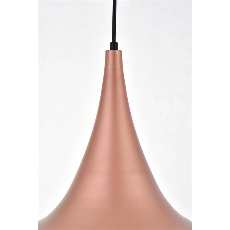 Living District Circa 1 Light Honey Gold Pendant