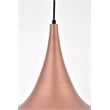 Living District Circa 1 Light Honey Gold Pendant