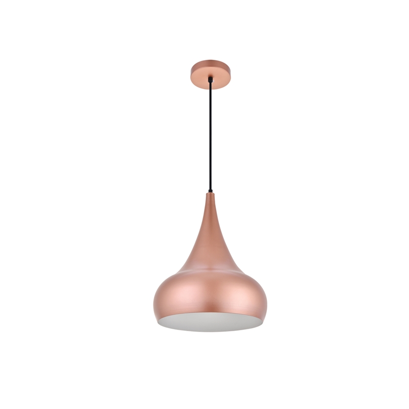 Living District Circa 1 Light Honey Gold Pendant