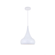Living District Circa 1 Light White Pendant