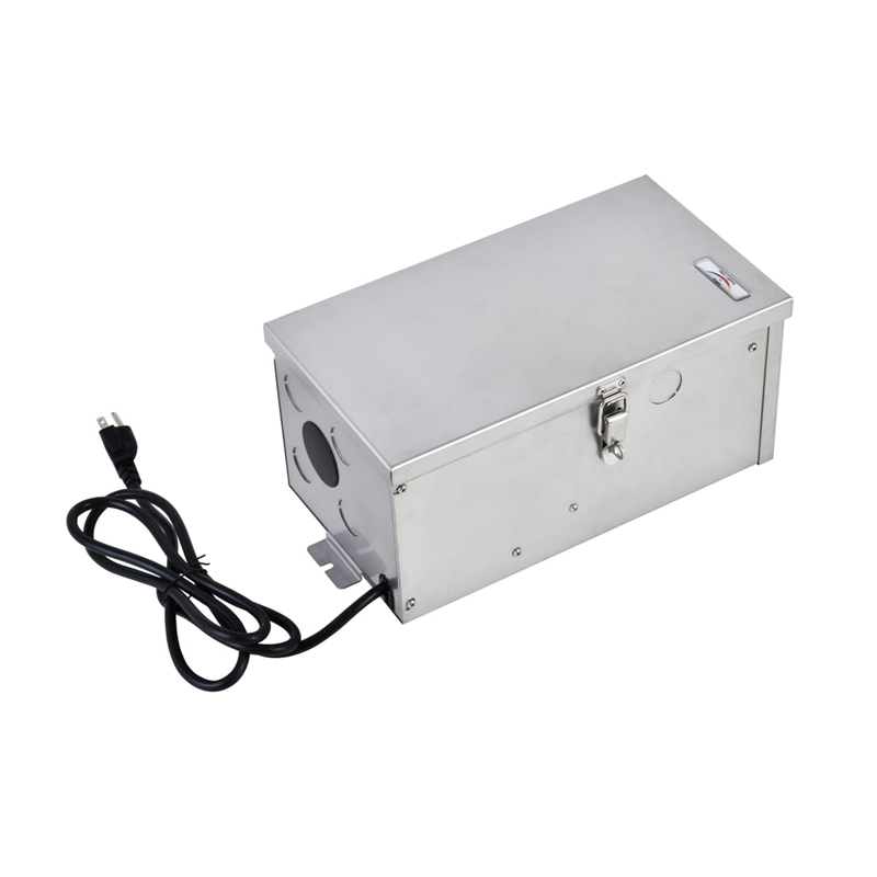 Elitco Lighting 600W Stainless Steel Low Voltage Landscape Transformer