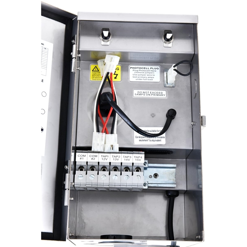 Elitco Lighting 600W Stainless Steel Low Voltage Landscape Transformer
