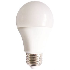 Elitco Lighting Vertis 9W 5000K LED A19 Light Bulb in Frosted White (Set of 6)