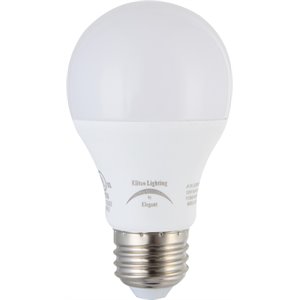 Elitco Lighting Raedyn 2700K LED Nostalgic A19 Light Bulb  in White (Set of 6)