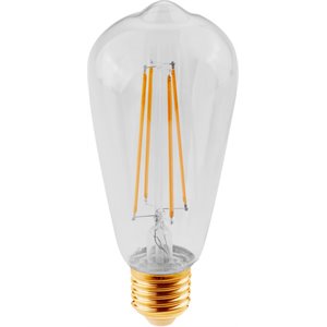 Elitco Lighting Nostalgic 4W 2200K Clear Glass Light Bulb (Set of 6)